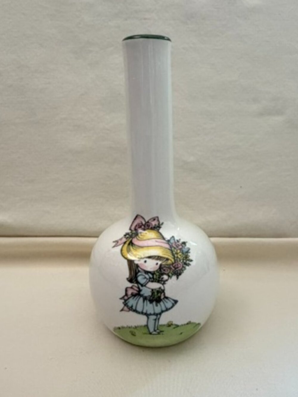 Vintage Joan Walsh Anglund Bud Vase